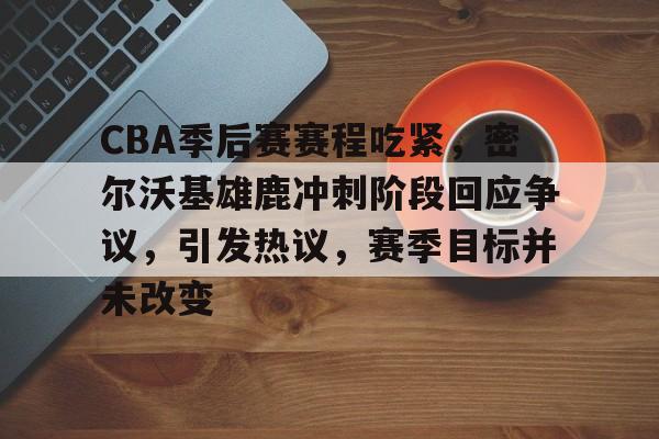 爱游戏-关于CBA季后赛赛程吃紧，密尔沃基雄鹿冲刺阶段回应争议，引发热议，赛季目标并未改变的信息